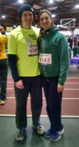 My wife and I before one of our monthly 5Ks. 