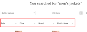 Site Search Refinements